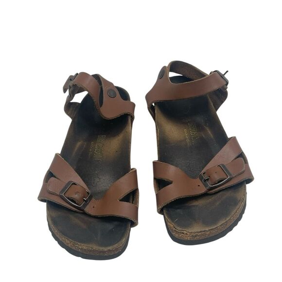 Birkenstock Rio Birko-Flor Brown Sandals Size 7.5 US / 38 - Picture 2 of 15